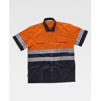 Chemise de travail à manches courtes haute visibilité C3811 - Workteam