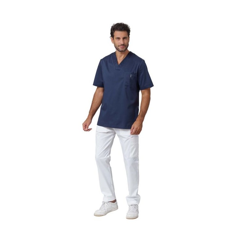 Blouse unisexe élastique Liam Dr.Blue Siggi -...