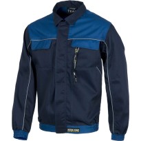 Veste de travail estivale multi-poches avec fermeture à glissière en nylon dissimulée - Workteam