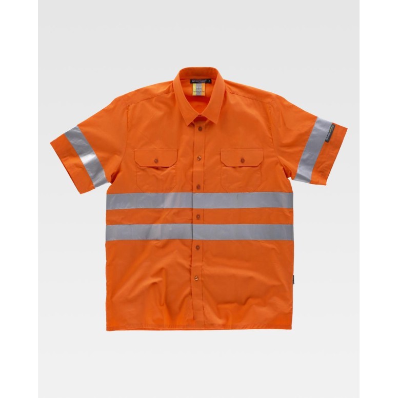 Chemise de travail à manches courtes avec...