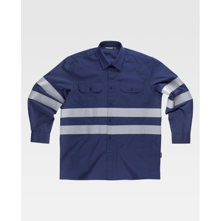 Chemise de travail à manches longues avec...