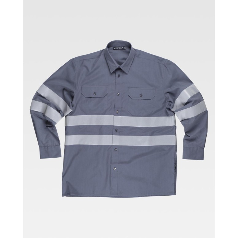 Chemise de travail à manches longues avec...