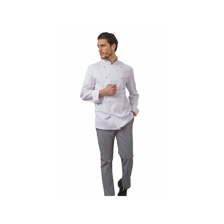 Veste de chef unisexe 100 % coton Step One...