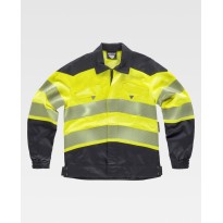 Veste de travail en tissu stretch haute visibilité C2710 - Workteam