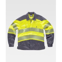 Veste de travail en tissu stretch haute visibilité C2710 - Workteam