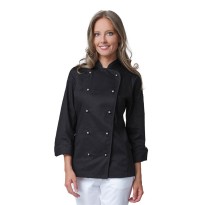 Veste de travail Chef Amabel pour femmes en 100 % coton Siggi - 28GA0194/00-9000