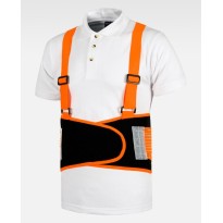 Ceinture lombaire élastique avec bretelles réglables...