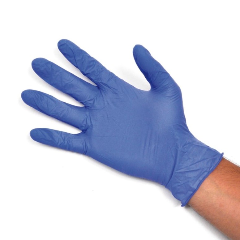 Gants jetables en nitrile sans poudre, de...