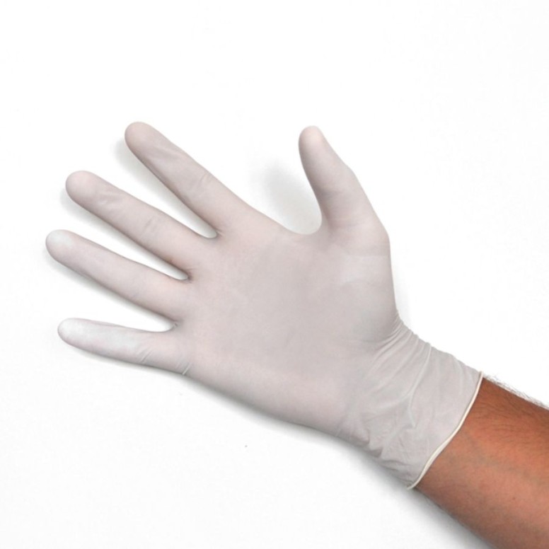 Gants jetables en latex sans poudre, de couleur...