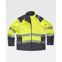 Veste de travail en softshell haute visibilité S9201 -... 2