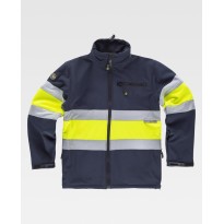 Veste de travail Workshell à Fermeture Éclair Stretch...