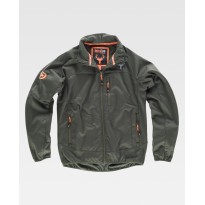Veste de travail en workshell avec doublure en polaire Caccia S8640 - Workteam