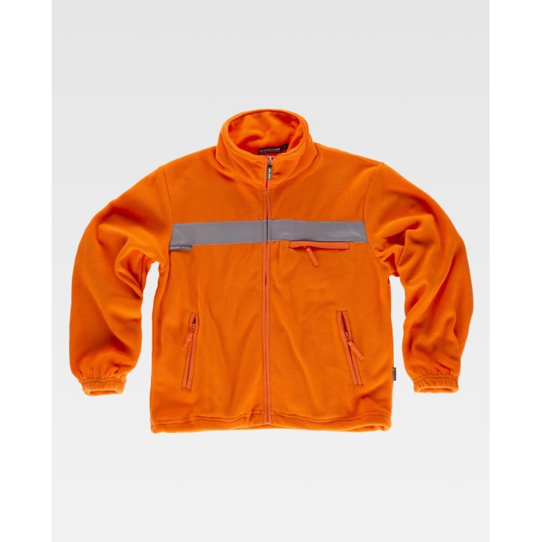 Sweat-shirt de travail en polaire à fermeture à...