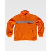 Sweat-shirt de travail en polaire à fermeture à glissière haute visibilité C4040 - Workteam