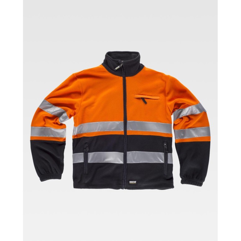 Veste en Polaire de Travail Haute Visibilité...