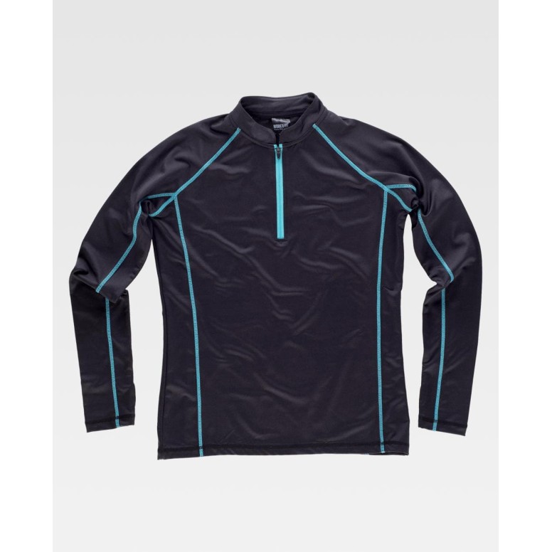 Veste de sport à demi-zip extensible S7555 -...