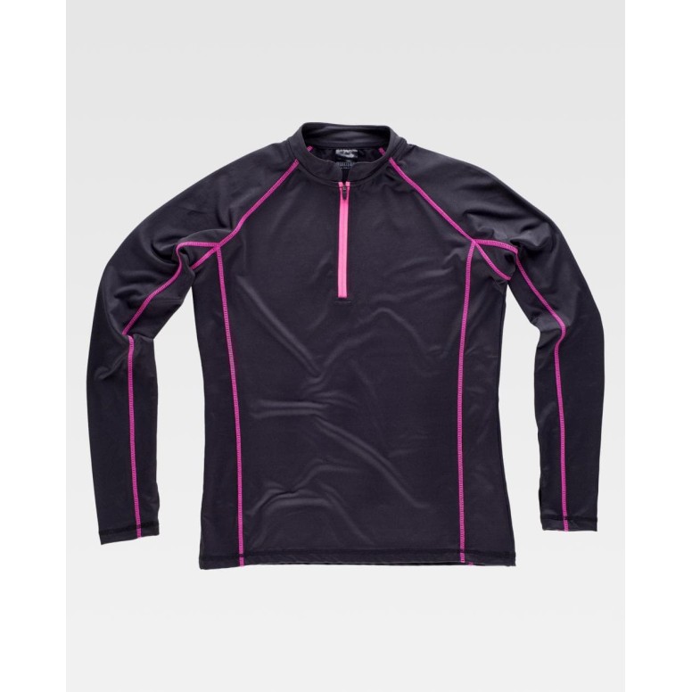 Veste de sport à demi-zip extensible S7555 -...