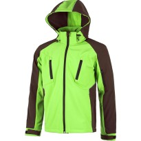 Veste Workshell coupe-vent avec détails réfléchissants -...