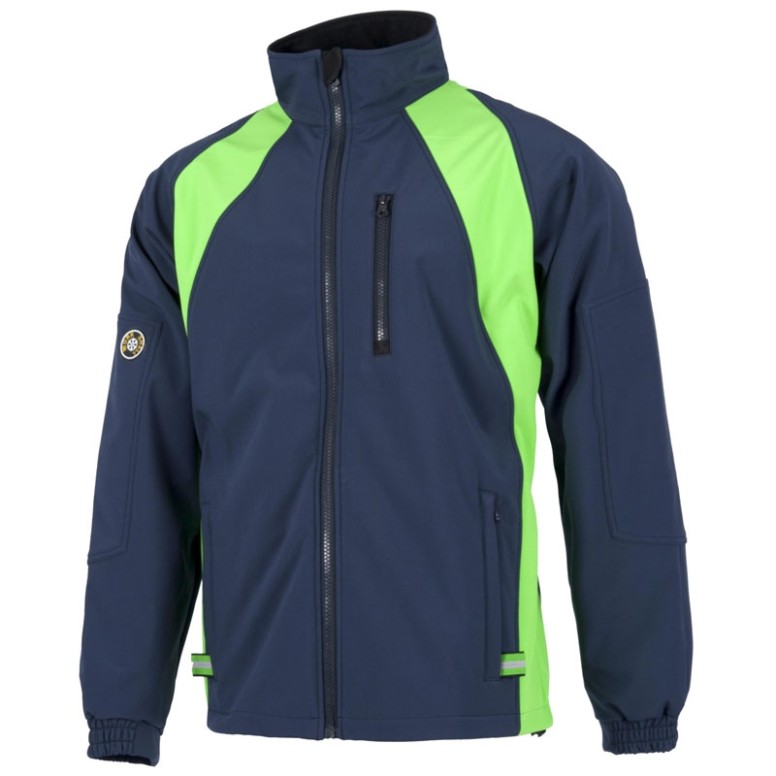 Veste Workshell combinée à haute visibilité -...