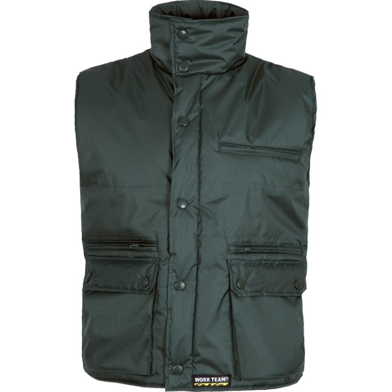 Gilet de travail d'hiver rembourré à poches...