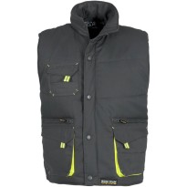 Gilet de travail d'hiver rembourré à poches multiples haute visibilité - Workteam