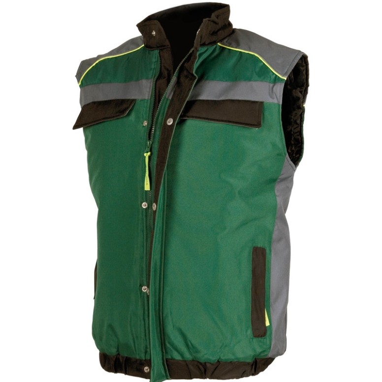 Gilet de travail à poches multiples rembourré -...