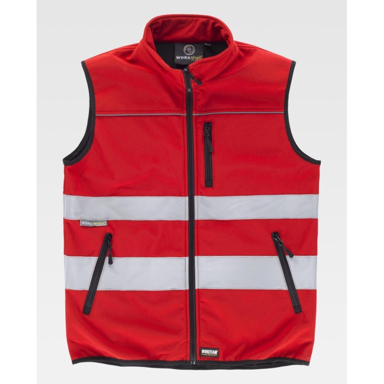 Gilet de travail Workshell Stretch Haute...