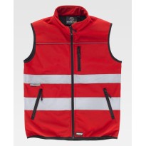 Gilet de travail Workshell Stretch Haute Visibilité C2922 - Workteam
