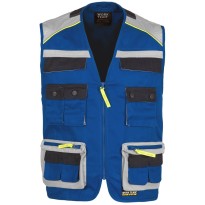 Gilet safari estival multi-poches avec détails réfléchissants - Workteam