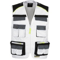 Gilet safari estival multi-poches avec détails réfléchissants - Workteam