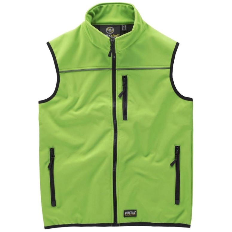Gilet Workshell d'hiver à poches multiples avec...
