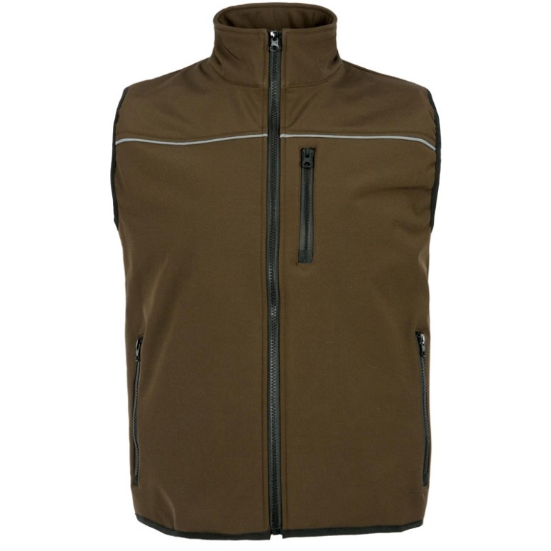 Gilet Workshell d'hiver à poches multiples avec...