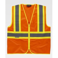Gilet de travail haute visibilité à fermeture éclair...