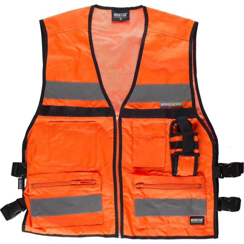 GILET de travail Combi HAUTE VISIBILITÉ...