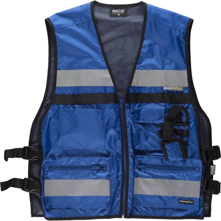 GILET de travail Combi HAUTE VISIBILITÉ...
