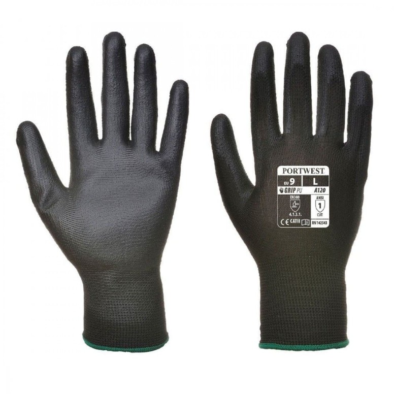 Gants de travail enduits de polyuréthane avec...