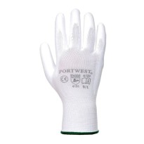 Gants de travail enduits de polyuréthane avec un support en nylon