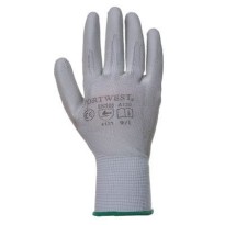 Gants de travail enduits de polyuréthane avec un support en nylon