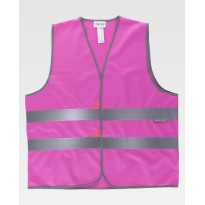 Gilet de travail à fermeture Velcro haute visibilité... 2