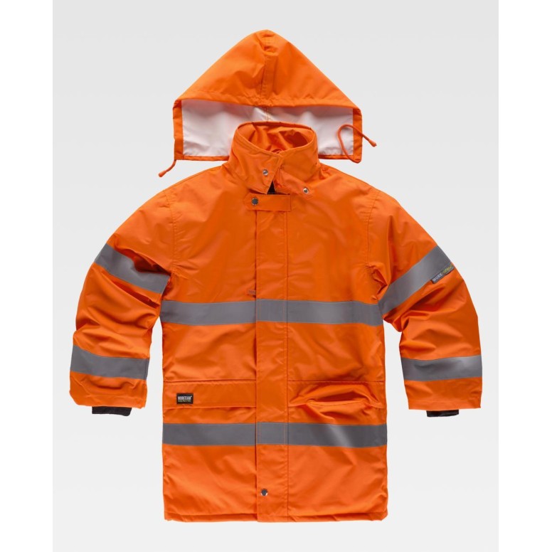 Veste de travail rembourrée haute visibilité...