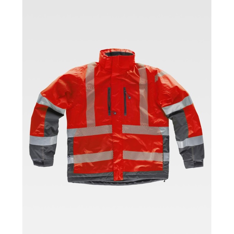 Manteau de travail rembourré haute visibilité...