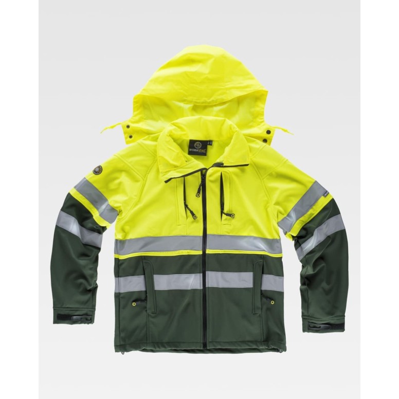 Veste de travail en Workshell extensible haute...
