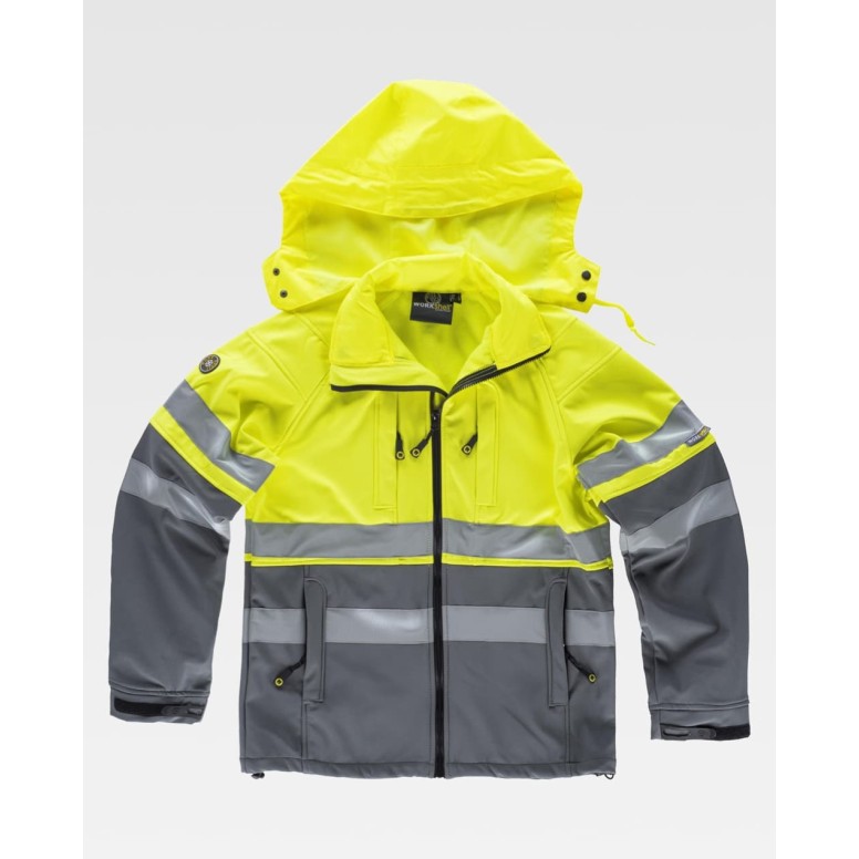 Veste de travail en Workshell extensible haute...