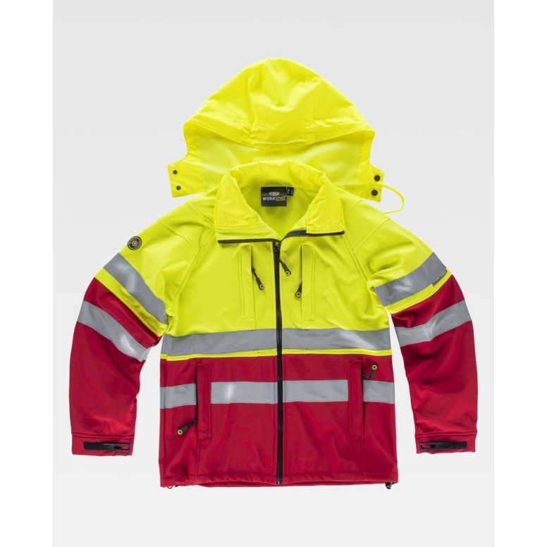 Veste de travail en Workshell extensible haute...