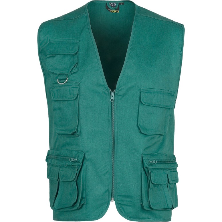 Gilet de travail estival à poches multiples -...