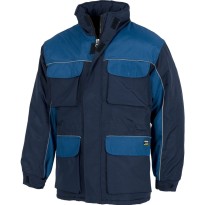 Veste rembourrée à poches multiples avec tissu extérieur...