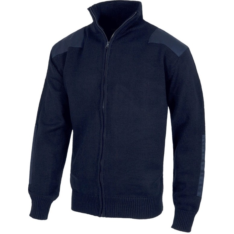 Pull à col haut avec fermeture intégrale en...