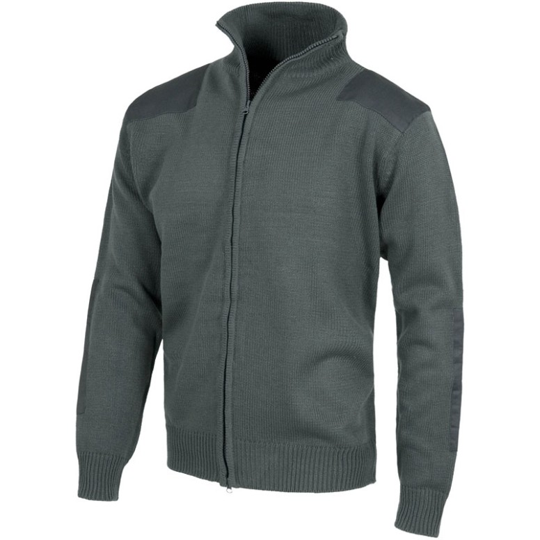 Pull à col haut avec fermeture intégrale en...