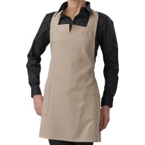 Tablier pour femme avec bavette Aurora Horeca Siggi, arrivant jusqu'aux genoux - 28PZ0345/00-0111