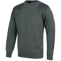 Pull à col rond en grosse maille avec renforts - Workteam